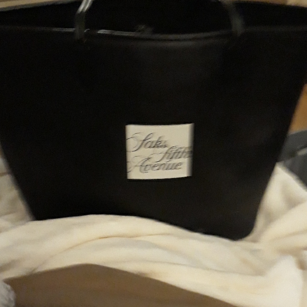 Asks Fifth Avenue shopper. (Polyester)